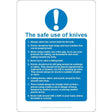 The Safe Use Of Knives Sign - JPS Online Ltd