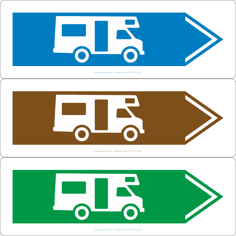 Motorhome (Right Arrow) Sign – JPS Online Ltd