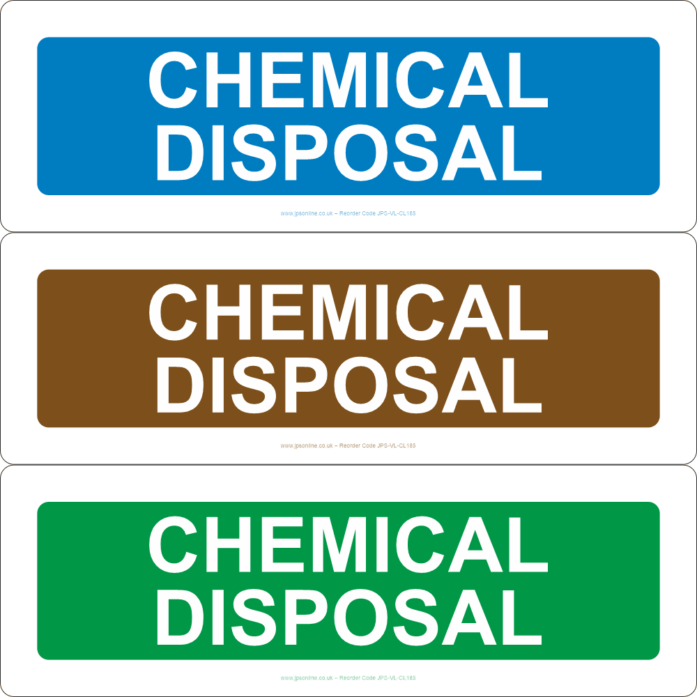 Chemical Disposal Sign - JPS Online Ltd