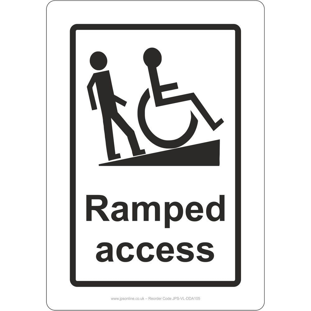 Ramped Access Sign – JPS Online Ltd