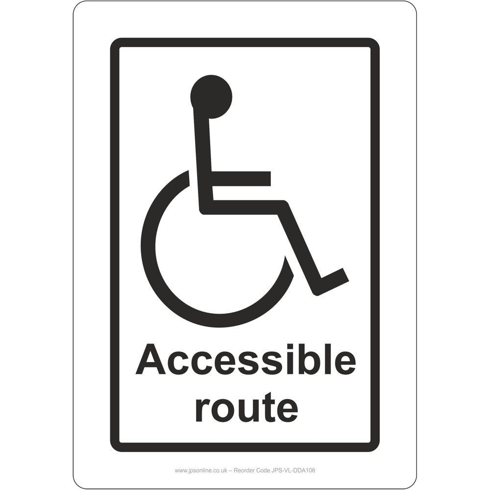 Accessible Route Sign – JPS Online Ltd