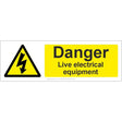 Danger Live Electrical Equipment Sign - JPS Online Ltd