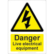 Danger Live Electrical Equipment Sign - JPS Online Ltd