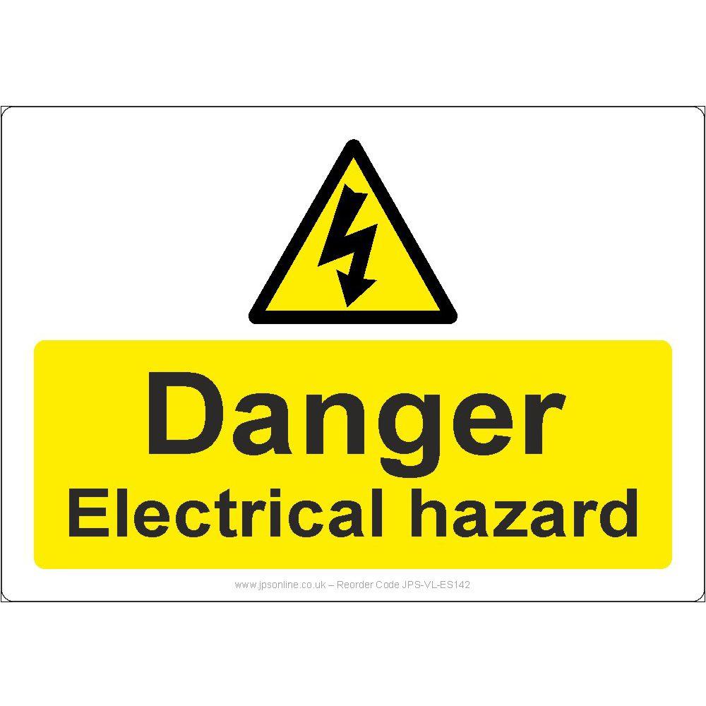 Danger Electrical Hazard Sign - JPS Online Ltd