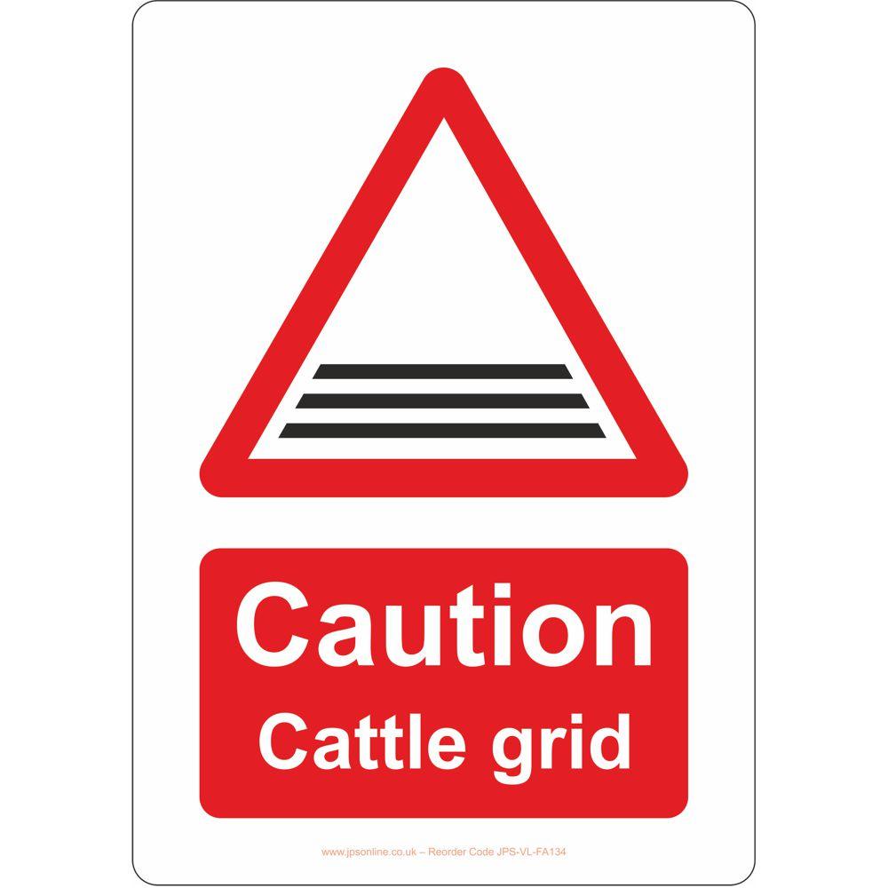 Caution Cattle Grid Sign - JPS Online Ltd