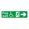 Fire Exit Arrow Right Sign - JPS Online Ltd