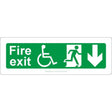 Fire Exit Arrow Left Sign - JPS Online Ltd