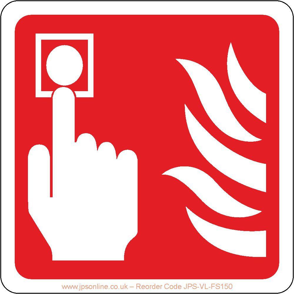 Push Fire Alarm Button Sign – JPS Online Ltd