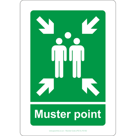 Muster Point Sign - JPS Online Ltd