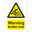 Warning Sudden Drop Sign - JPS Online Ltd
