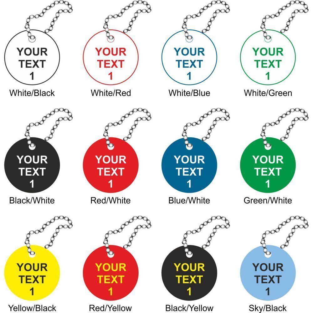 Custom Valve Tags. Pack of 100 - JPS Online Ltd