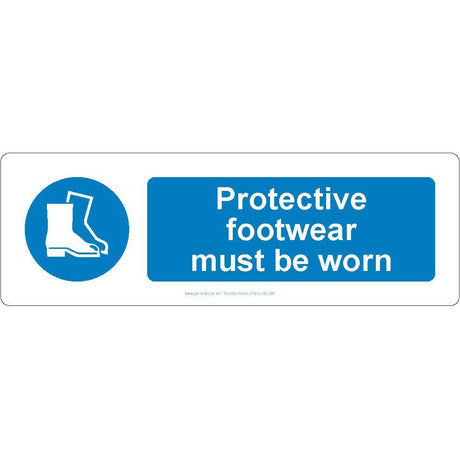 Protective Footwear Mandatory Sign - JPS Online Ltd