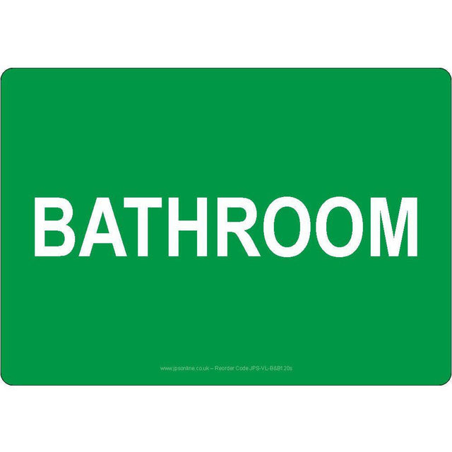 Bathroom Sign - JPS Online Ltd