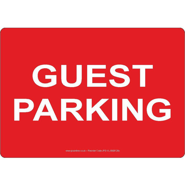 Guest Parking Sign - JPS Online Ltd