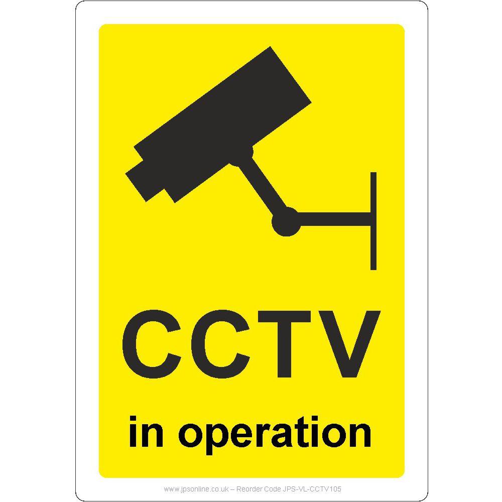 CCTV In Operation Sign - JPS Online Ltd