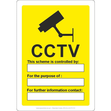 CCTV Scheme Controlled By Sign - JPS Online Ltd