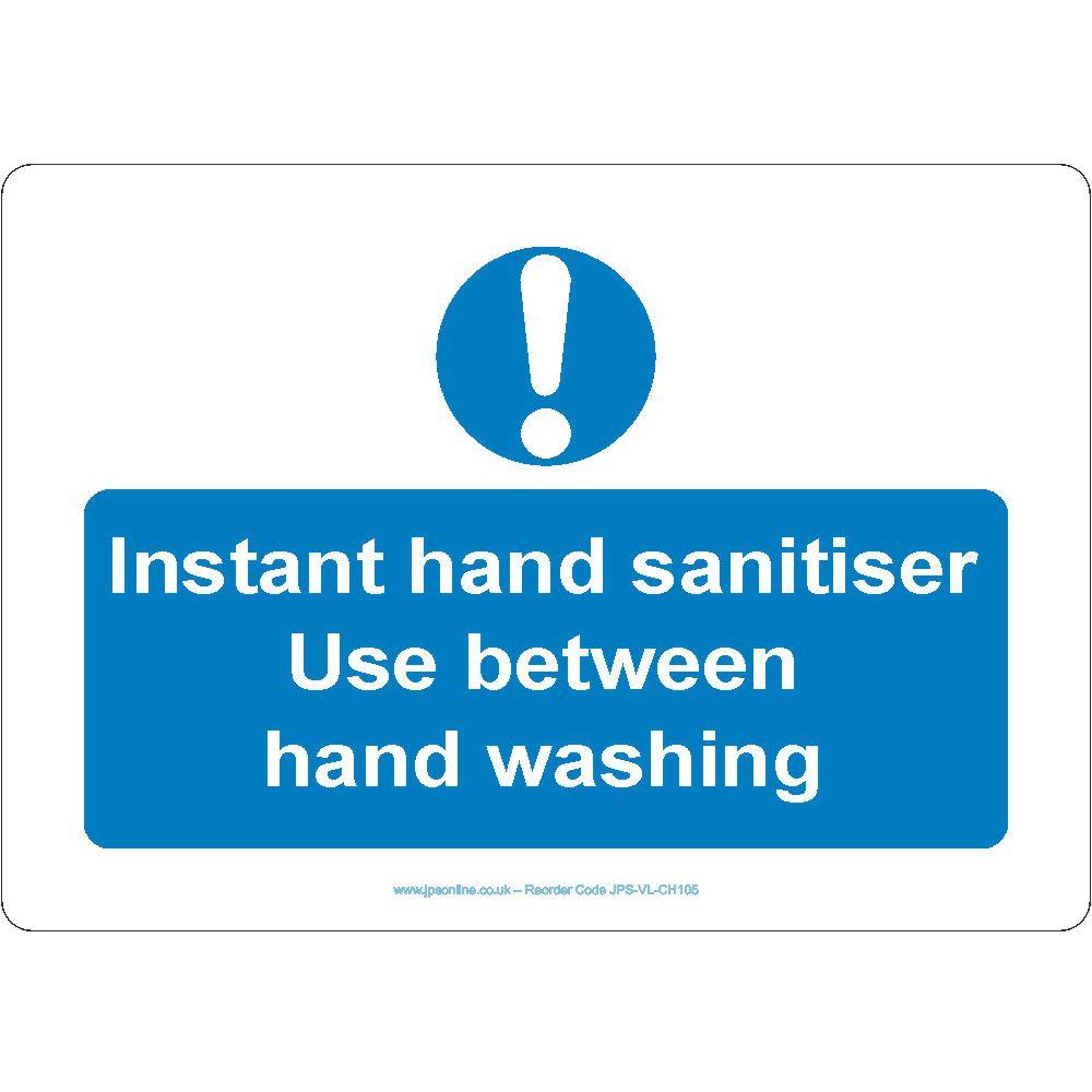 Instant Hand Sanitiser Sign - JPS Online Ltd