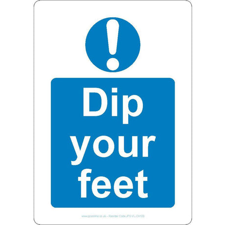 Dip Your Feet Sign - JPS Online Ltd