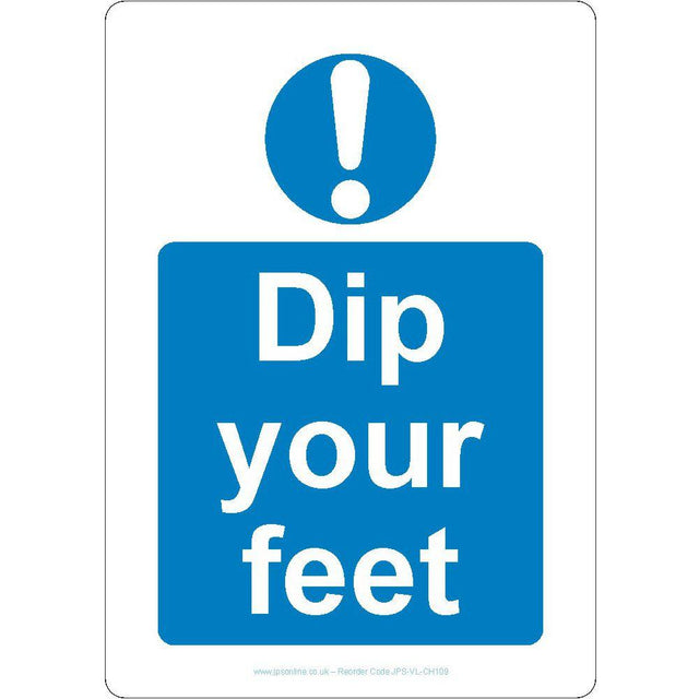 Dip Your Feet Sign - JPS Online Ltd