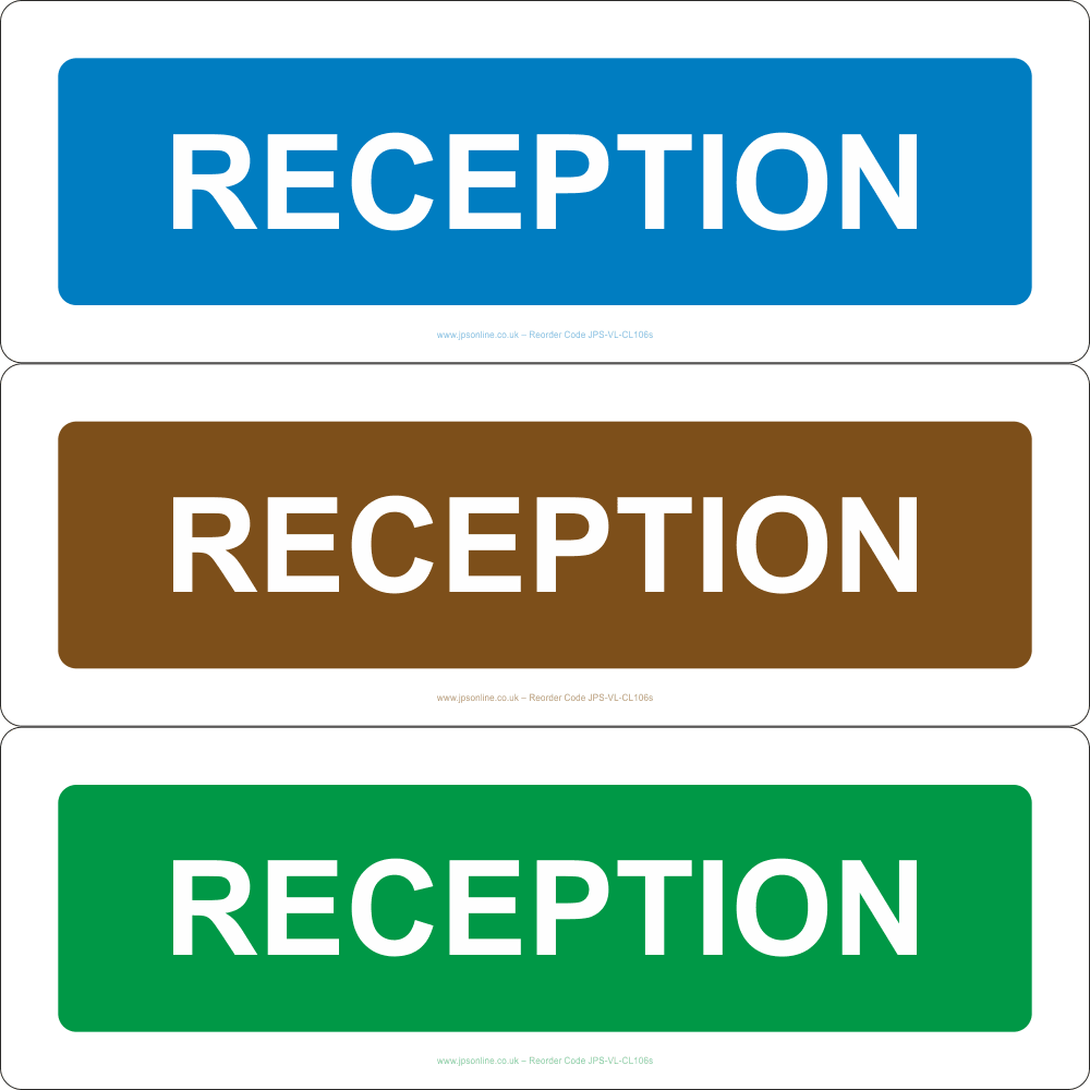 Reception Sign - JPS Online Ltd