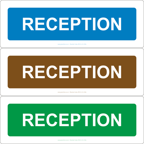 Reception Sign - JPS Online Ltd