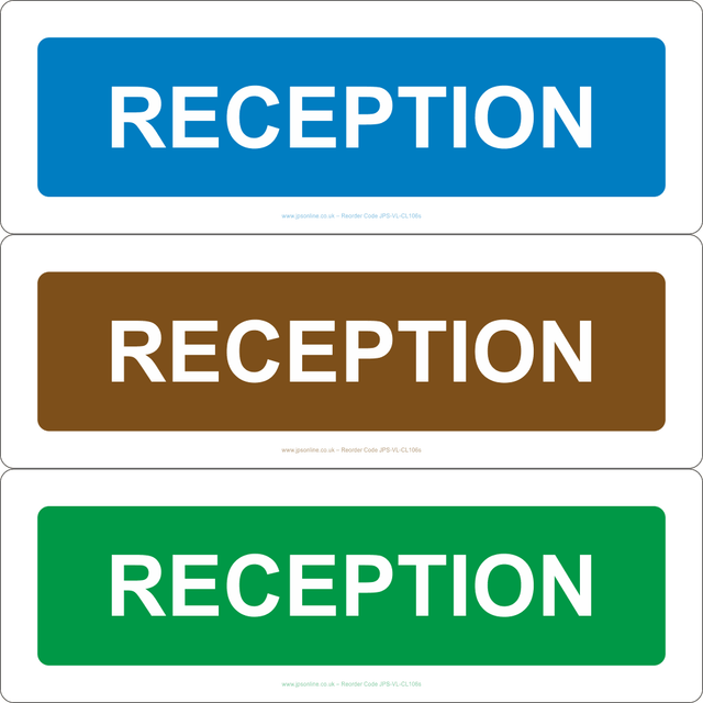 Reception Sign - JPS Online Ltd