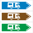 Motorhome (Right Arrow) Sign - JPS Online Ltd