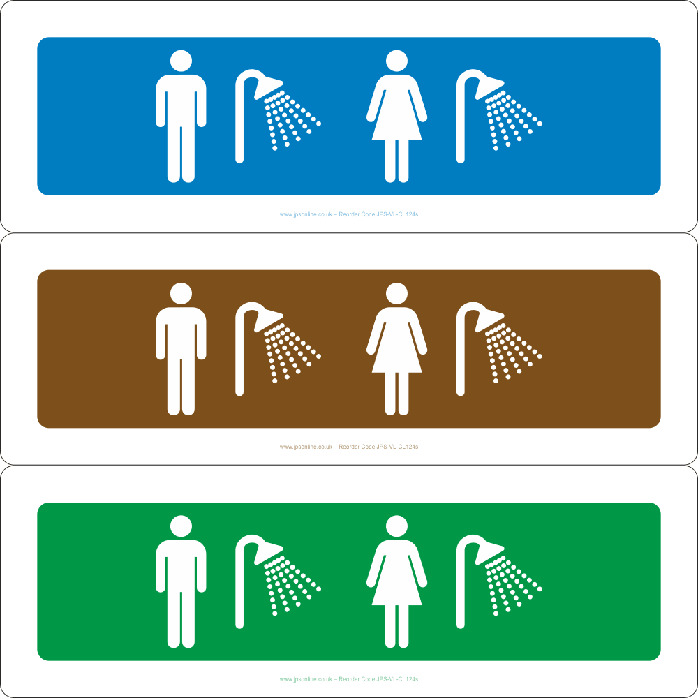 Male/Female Showers Sign – JPS Online Ltd