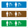 Male/Female Showers Sign - JPS Online Ltd