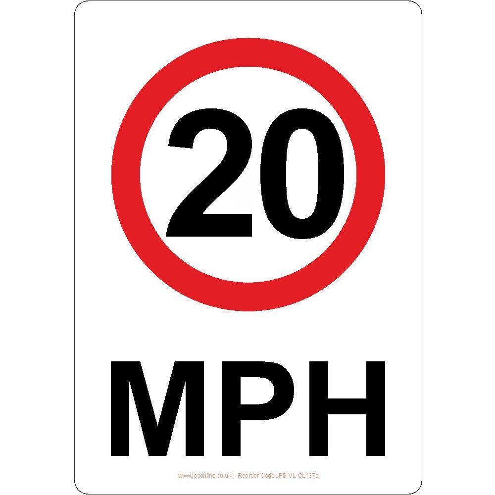 20 mph Sign - JPS Online Ltd