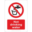 Not Drinking Water Sign - JPS Online Ltd