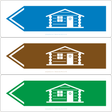 Lodge (Left Arrow) Sign - JPS Online Ltd