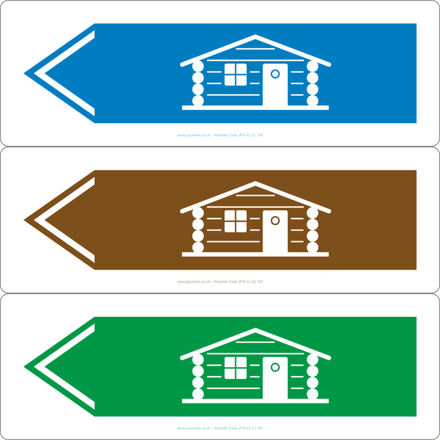 Lodge (Left Arrow) Sign - JPS Online Ltd