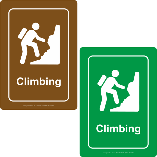 Climbing Sign - JPS Online Ltd