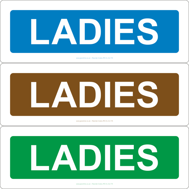 Toilets – Ladies Sign - JPS Online Ltd