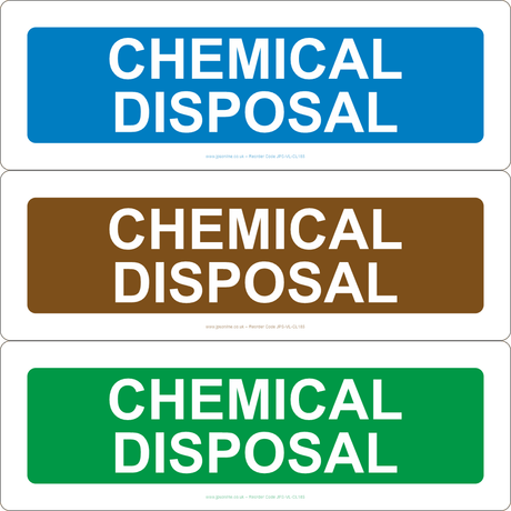 Chemical Disposal Sign - JPS Online Ltd