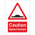 Caution Speed Bumps Sign - JPS Online Ltd