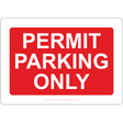 Permit Parking Only Sign - JPS Online Ltd