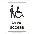 Level Access Sign - JPS Online Ltd