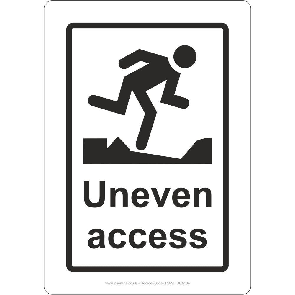 Uneven Access Sign - JPS Online Ltd