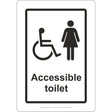 Accessible Toilet 1 Sign - JPS Online Ltd