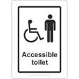 Accessible Toilet 2 Sign - JPS Online Ltd