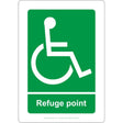 Wheelchair Refuge Point Sign - JPS Online Ltd