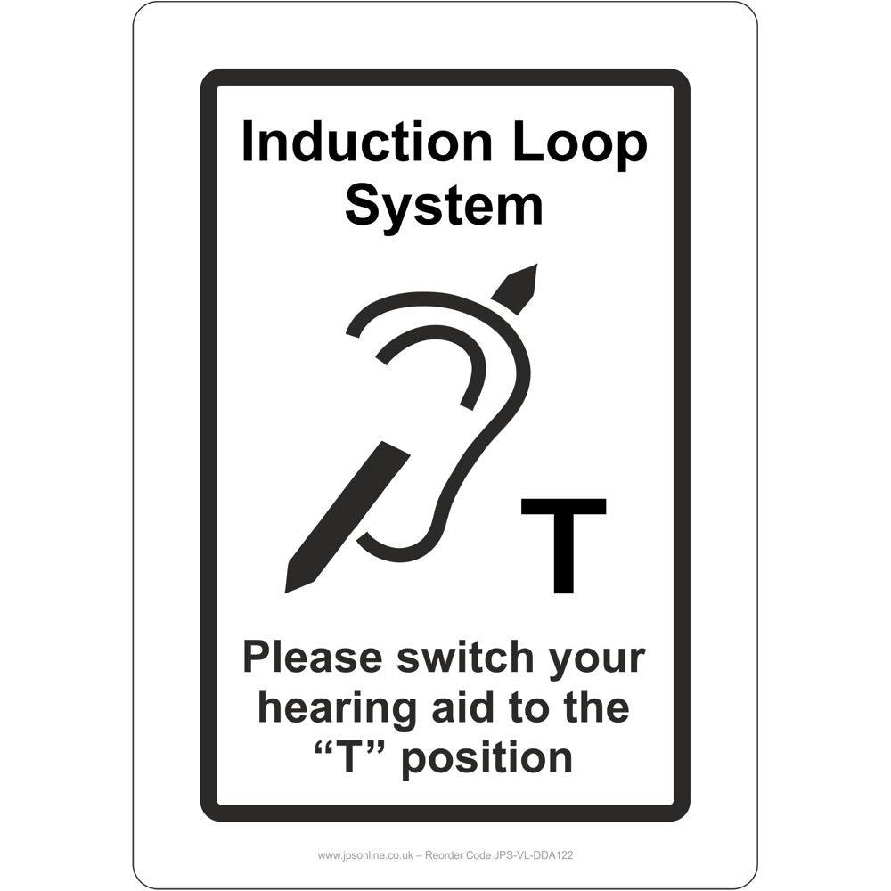 Induction Loop System Sign – JPS Online Ltd