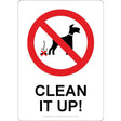 Clean It Up Sign - JPS Online Ltd