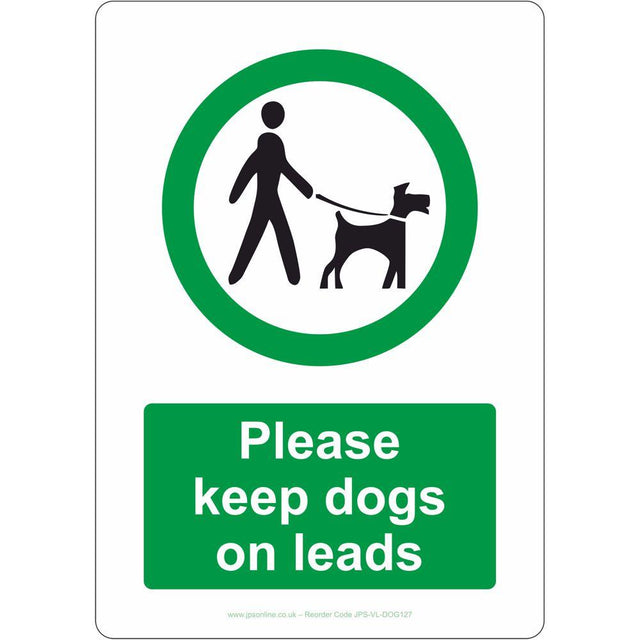 Please keep dog on lead sign - JPS Online Ltd