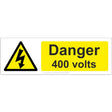 Danger 400 Volts Sign - JPS Online Ltd