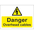 Danger Overhead Cables Sign - JPS Online Ltd