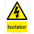 Isolator Sign - JPS Online Ltd