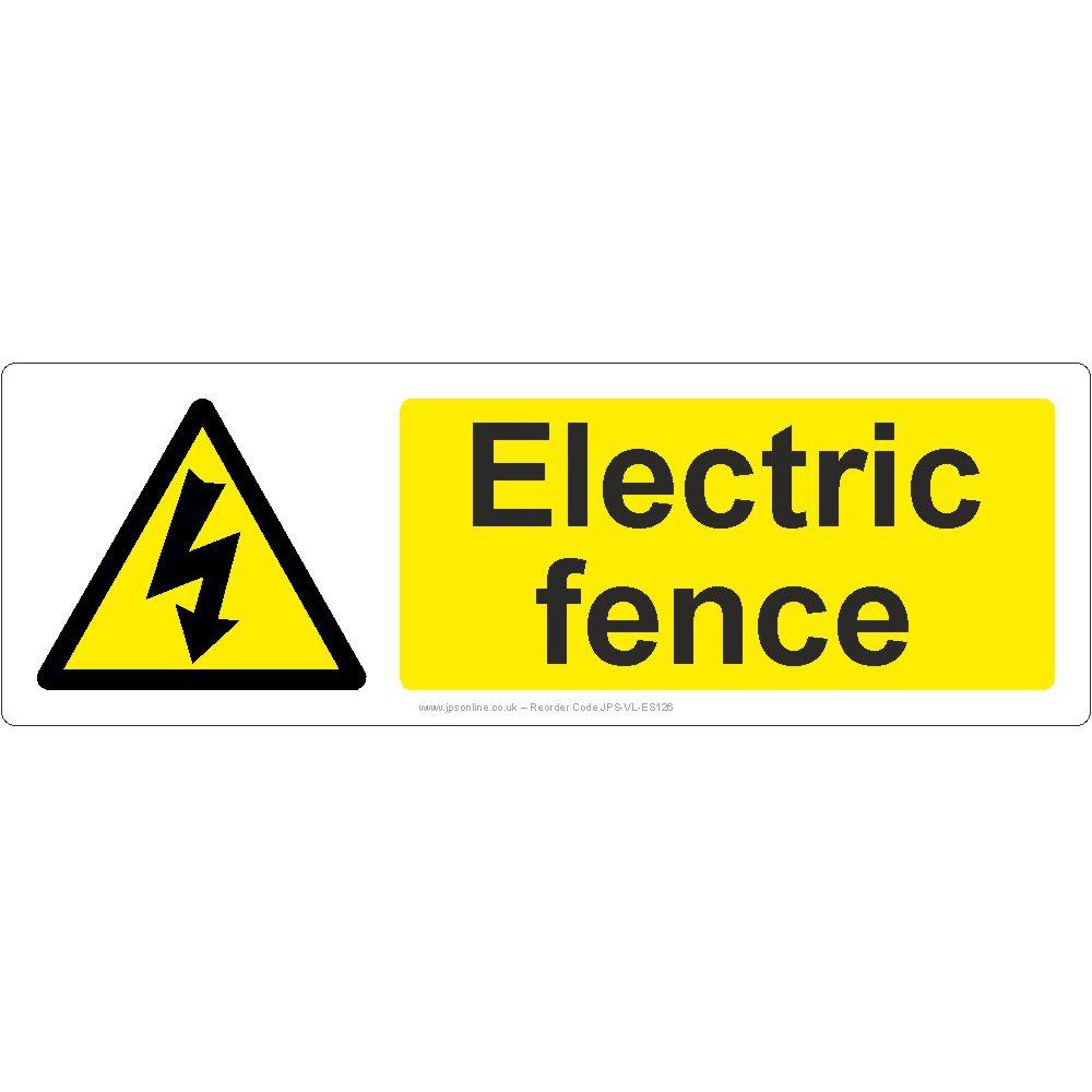 Electric Fence Sign - JPS Online Ltd